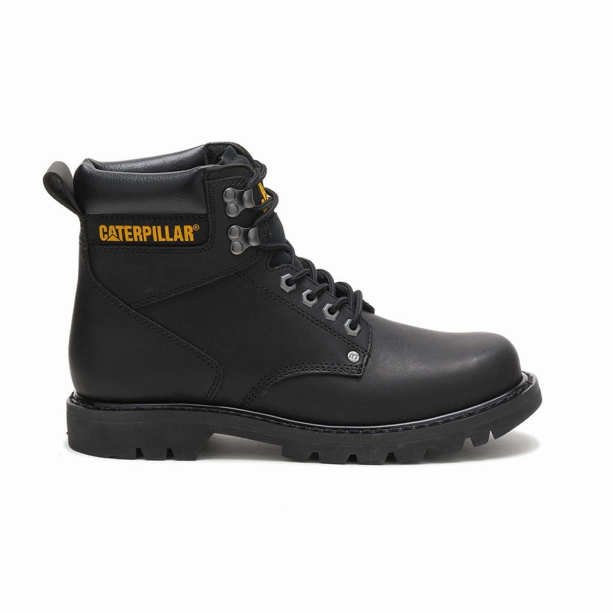 Caterpillar  Second Shift Men's Work Boot (p70043) In Black Long-lasting Cushioning All Day Comfort Footwear
