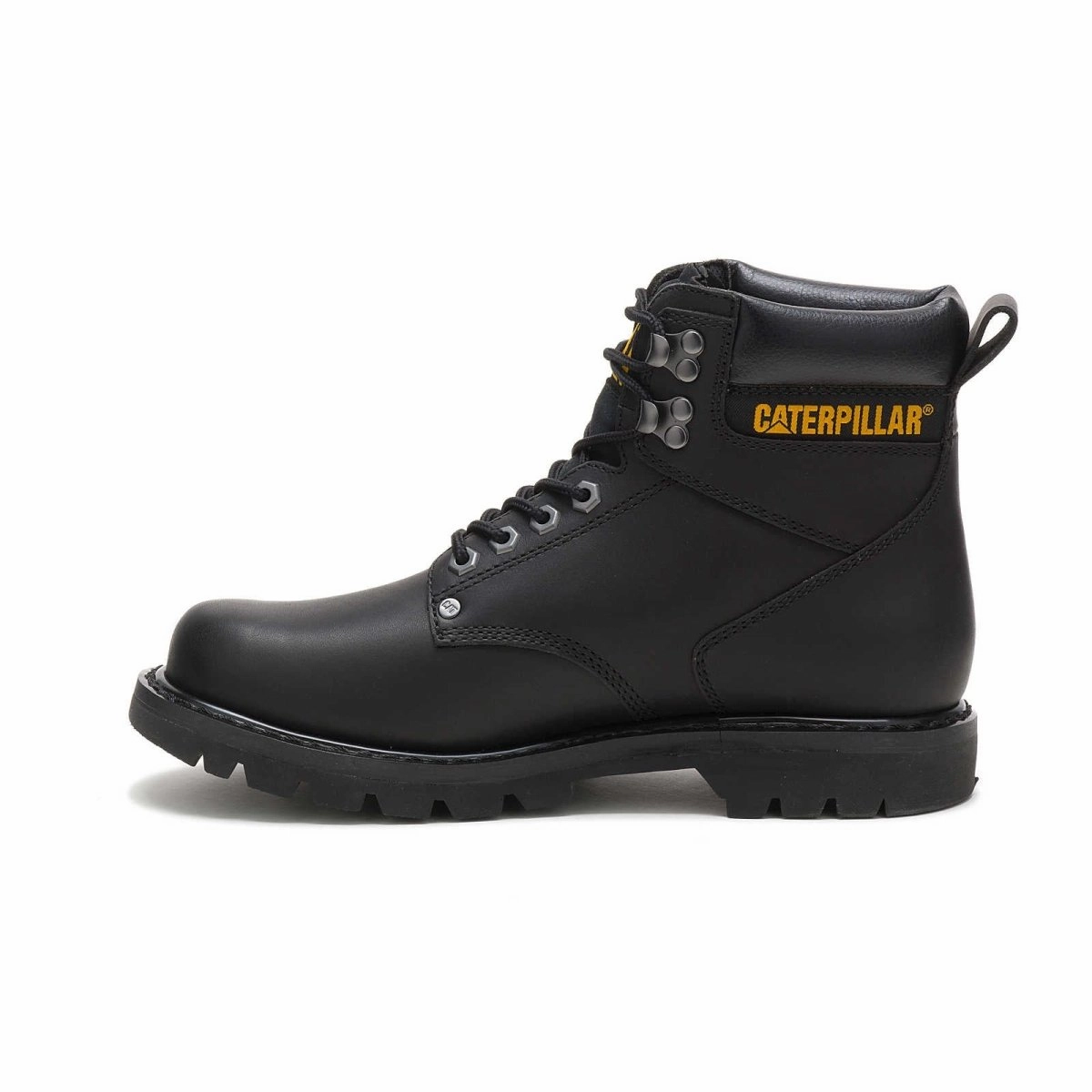 comfort features All-day Comfort Caterpillar  Second Shift Men's Work Boot (p70043) In Black