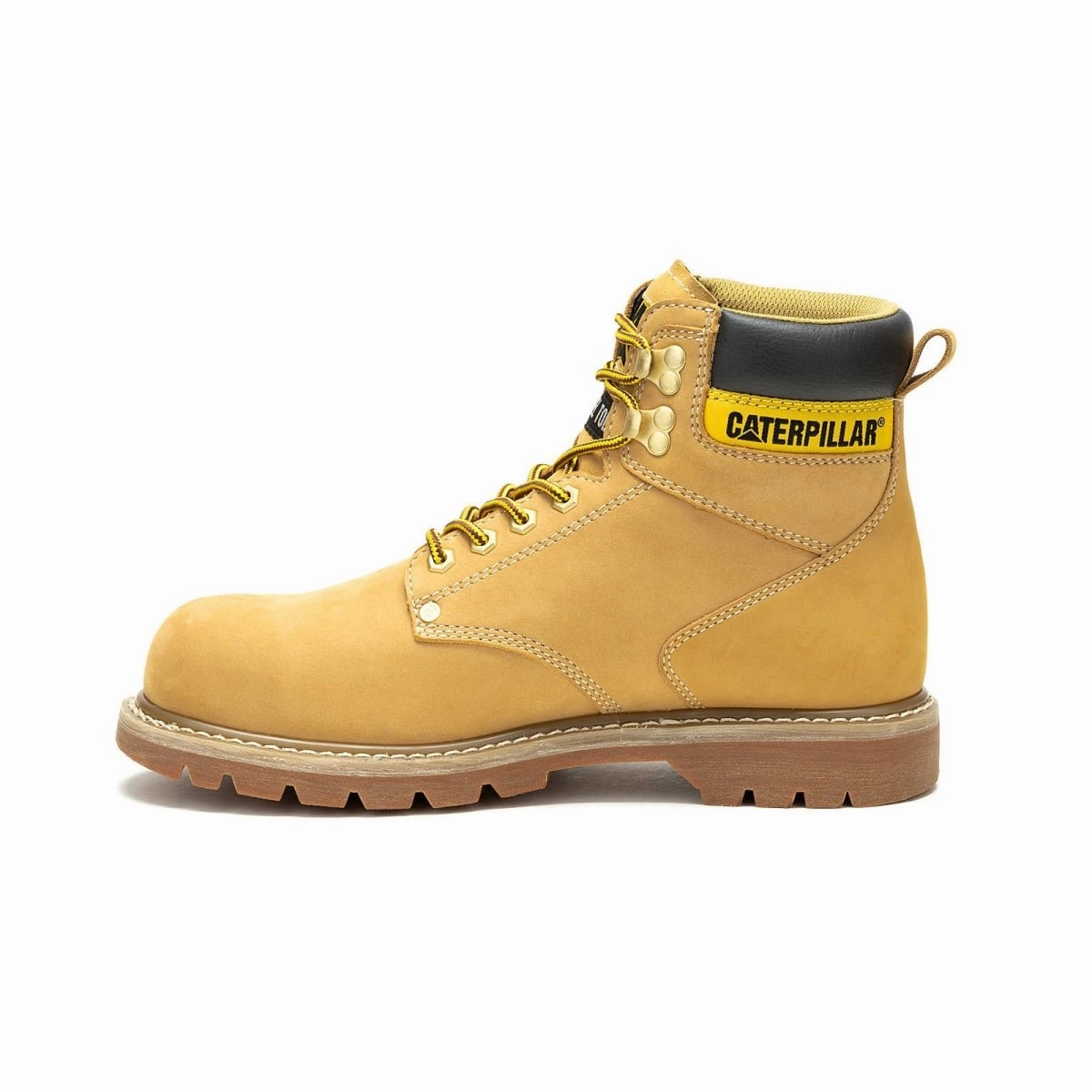 Industrial Site Caterpillar Second Shift Waterproof Steel Toe Men's Work Boot (p91659) In Honey Reset