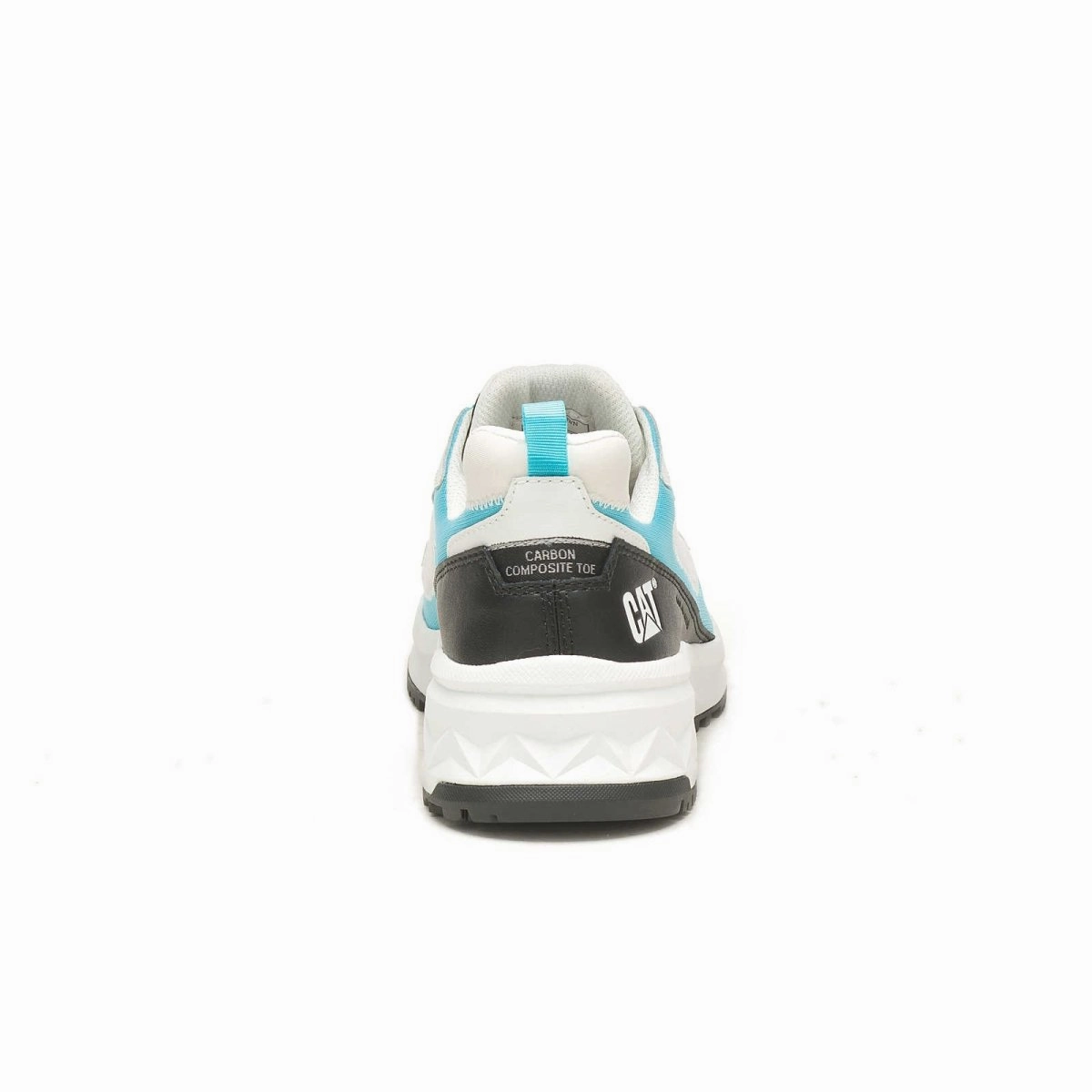 Caterpillar Streamline Runner Carbon Composite Toe Women's Work Shoe (p91600) In Bright White/blue Waterproof Traction