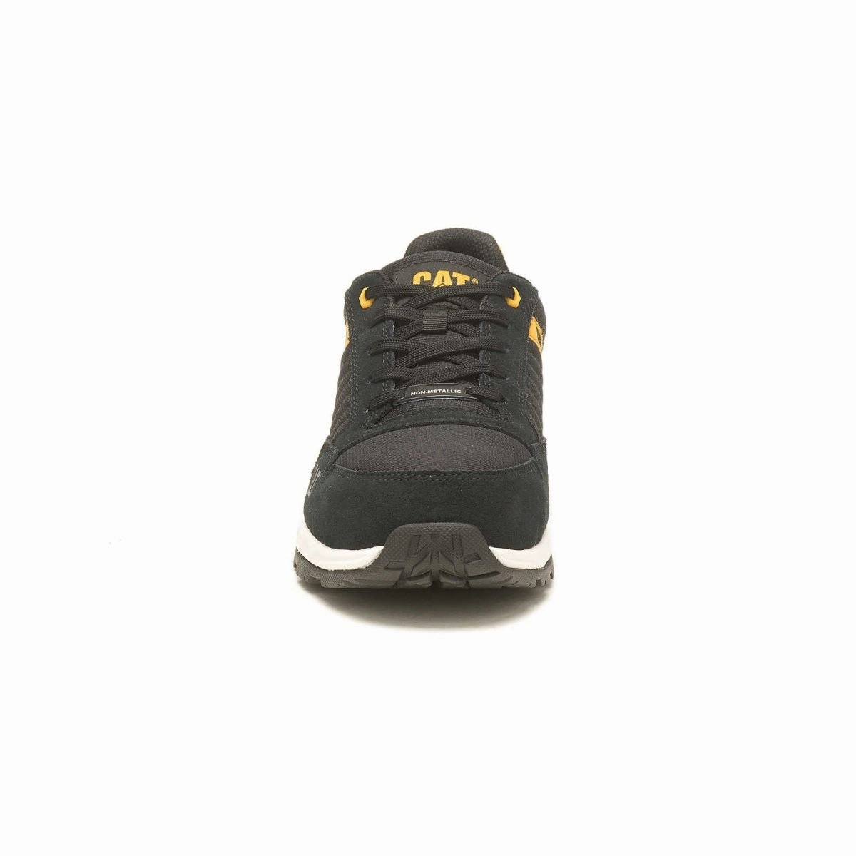 Caterpillar Venward Men's Composite Toe Work Shoe (P91480) In Black/Yellow Work Site Essential Reliable Protection