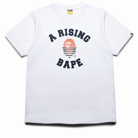 A Bathing Ape A Rising Bape Tee - White StainlessZippers