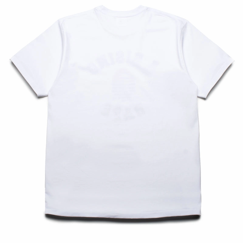 A Bathing Ape A Rising Bape Tee - White Durable Reinforced Edges Luxury Touch