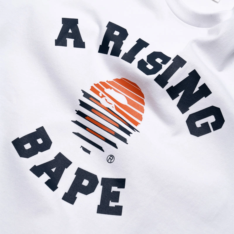 A Bathing Ape A Rising Bape Tee - White DoubleLayerReinforcement
