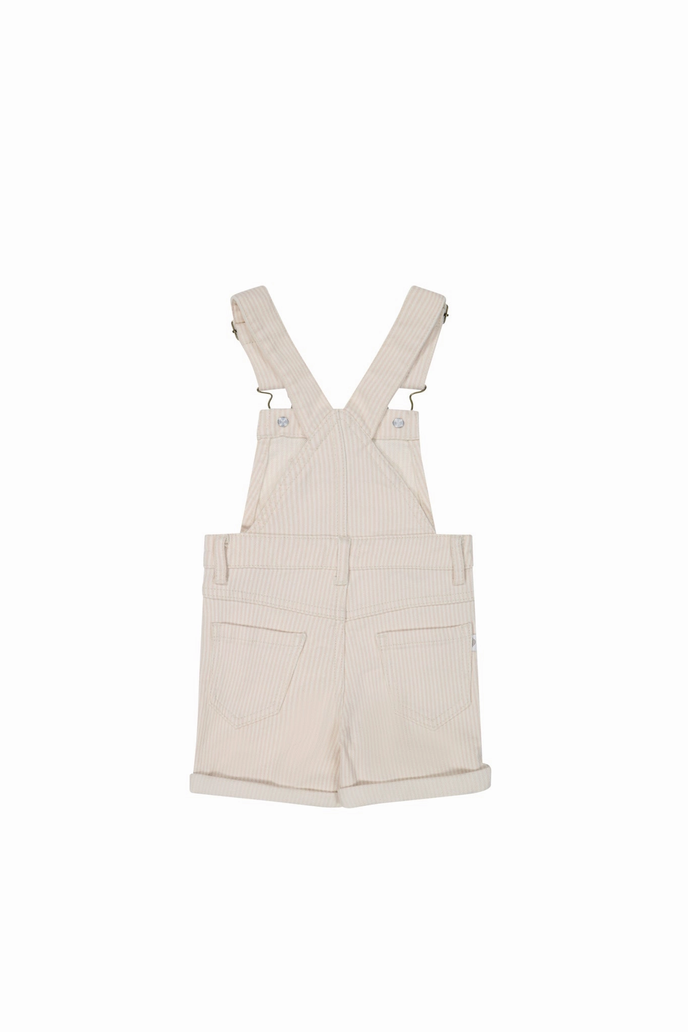 Semi Formal Transitional Fashion Chase Short Overall | Powder Pink/Egret