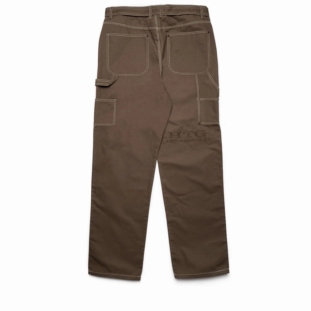 ReflectiveTrimDetails Honor The Gift Carpenter Belt Pant - Grey