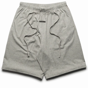 Fear Of God Essentials Basketball Jersey Shorts - Concrete Heather HighDensityWeave AntiPilling Finish