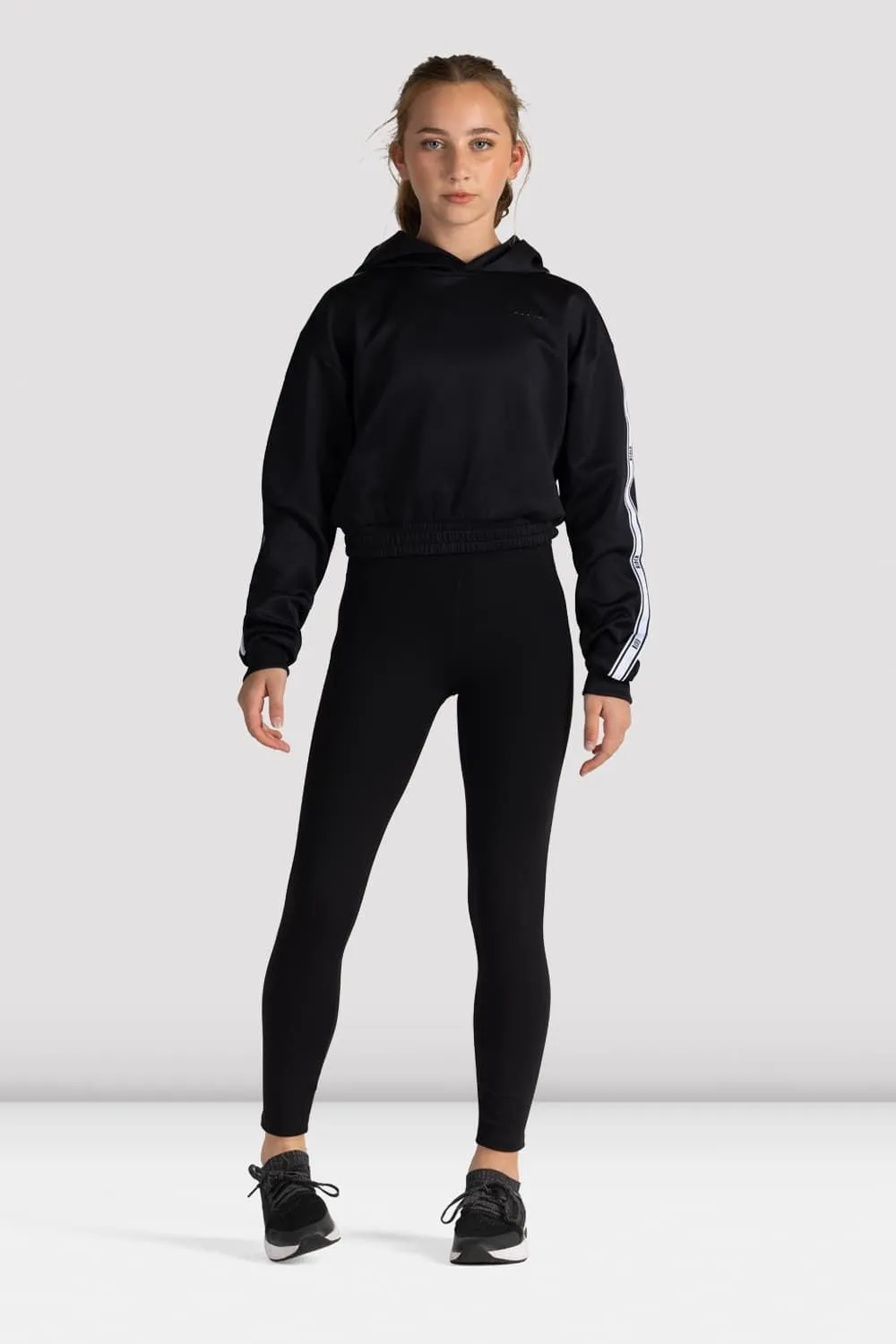 Adjustable Hem Childrens Bloch Logo Studio Hoodie