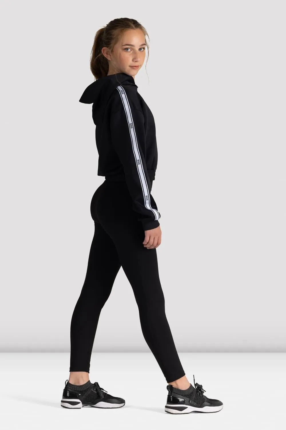 Neutral Tones Childrens Bloch Logo Studio Hoodie