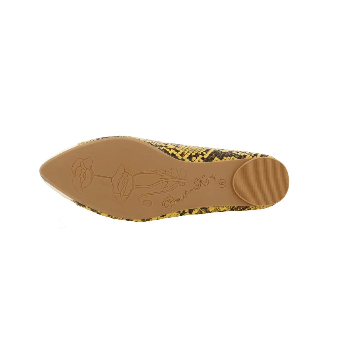 Beach Lane Penny Loves Kenny Nik Women Slip-on Shoe In Yellow Faux Snake