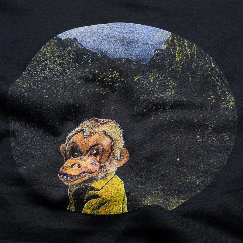 Fucking Awesome Landscape Brainscape Crewneck - Black Thermal Insulation Active Style