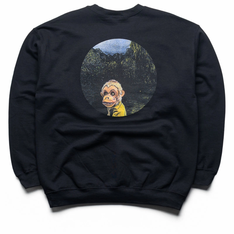 Transitional Clothing Fucking Awesome Landscape Brainscape Crewneck - Black