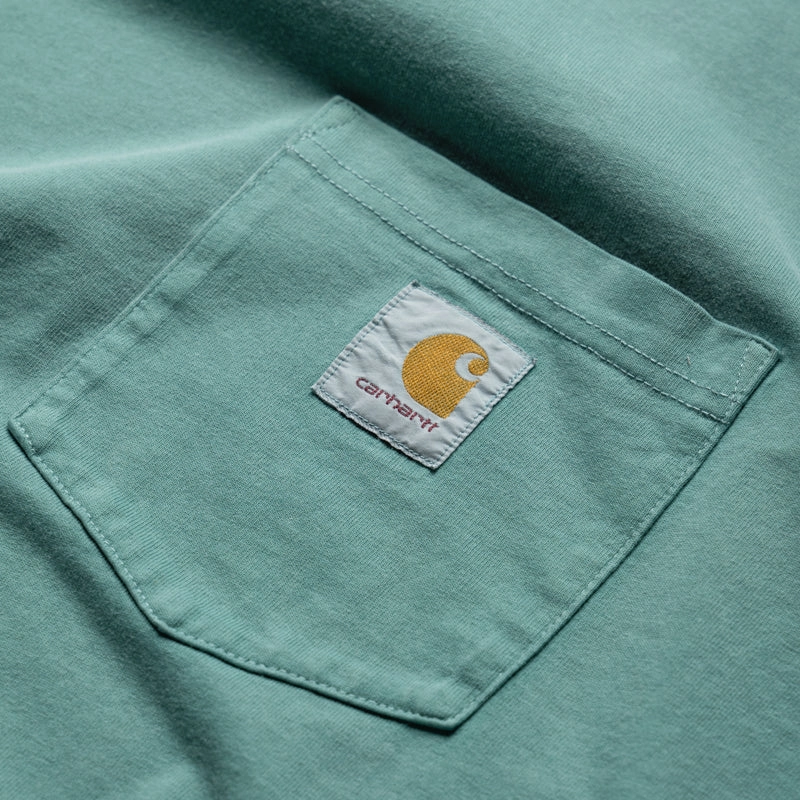 Carhartt WIP Hudson Pocket Tee - Saguaro AntiPilling DoubleLayered Structure