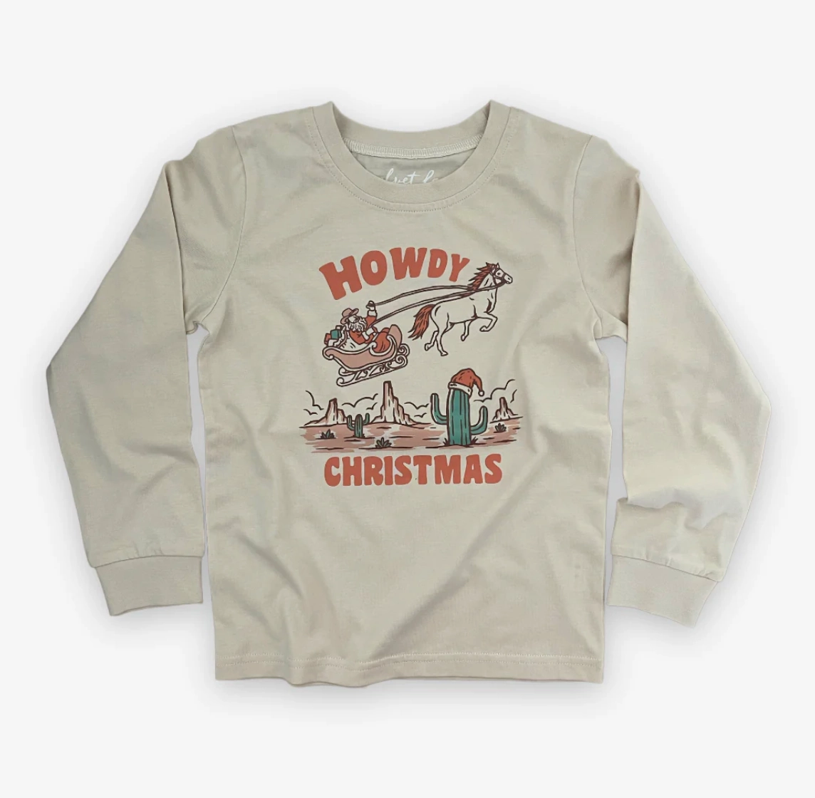 Classic L/S Howdy Santa Tee Basic Wardrobe CrossBackStructure