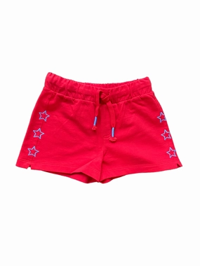 StretchFit EcoFriendlyDye Classic Tween Short with Star Embroidery