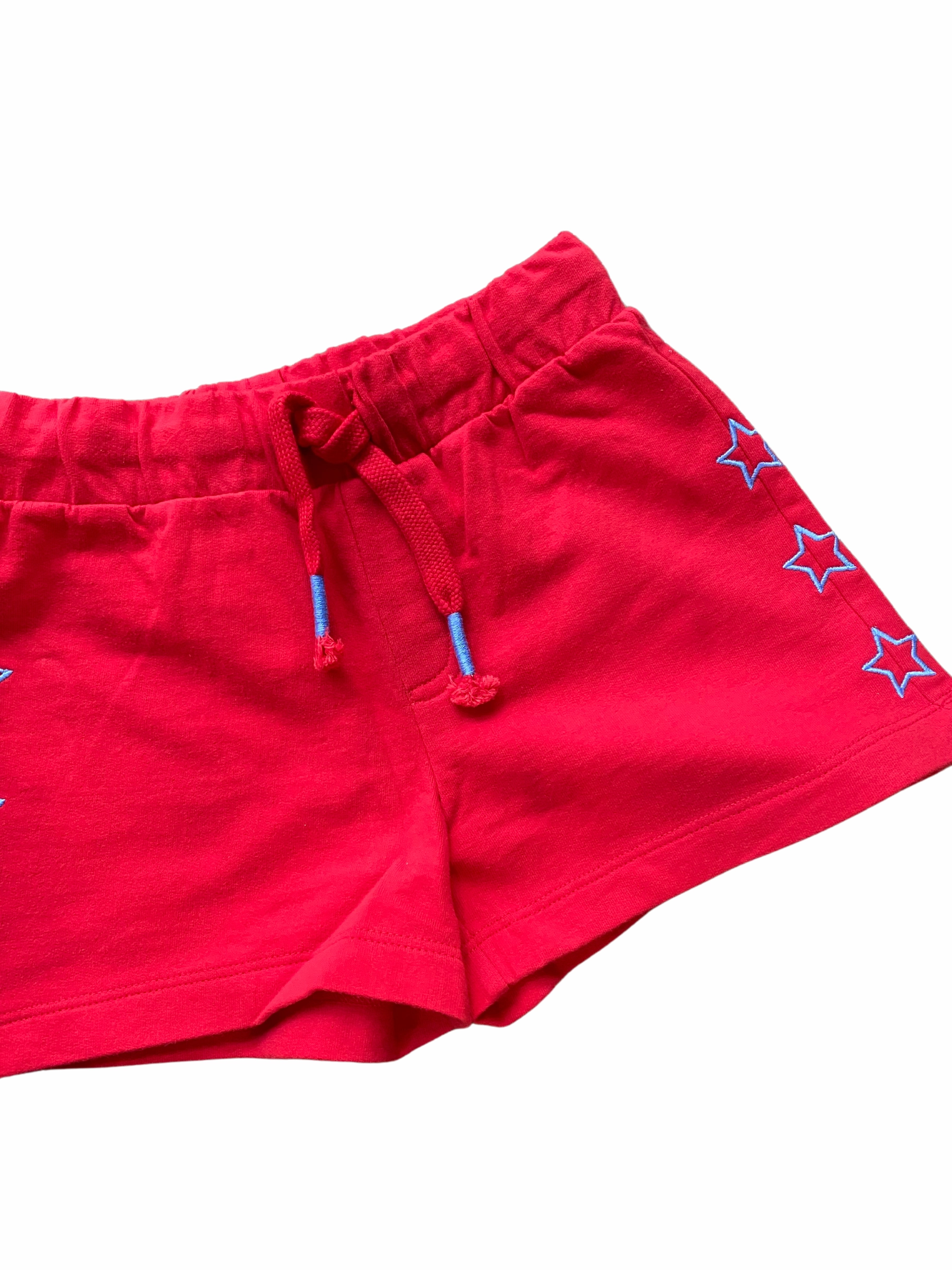 Classic Tween Short with Star Embroidery CompressiveFitFabric Layer Light