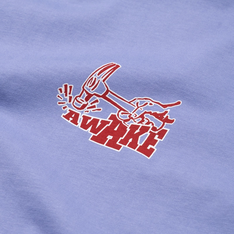 Awake NY Hammer Tee - Periwinkle Retro cool SeamlessPockets