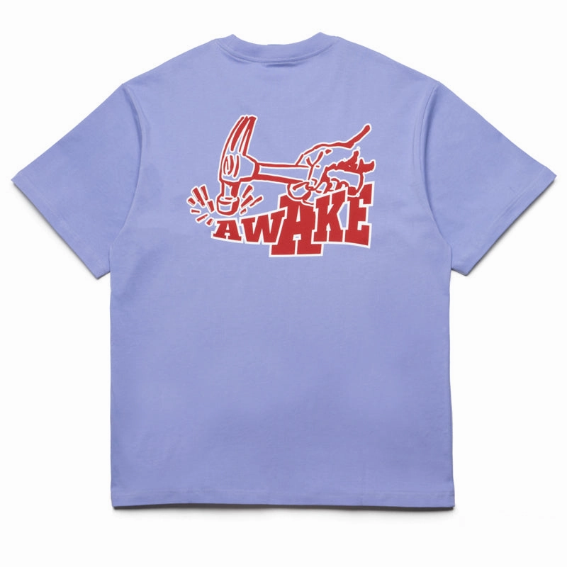 Winter Wear Awake NY Hammer Tee - Periwinkle