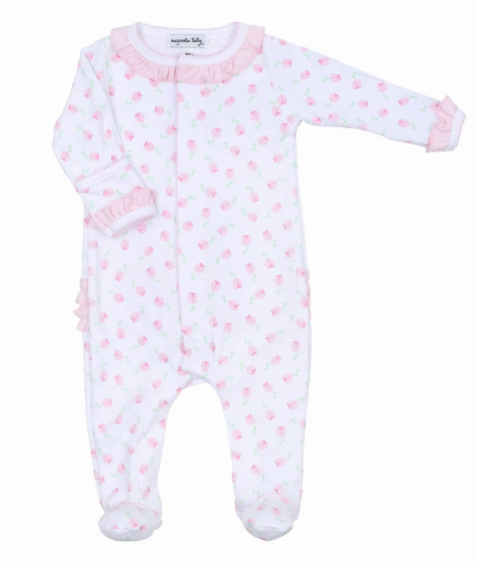 Tessa's Classics Printed Ruffle Footie Queen Glow Travel Core