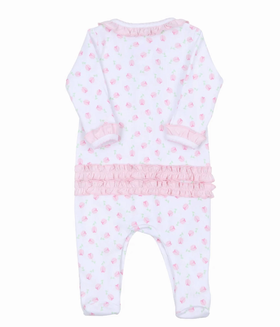 Tessa's Classics Printed Ruffle Footie Conscious Core Stylish Jacket