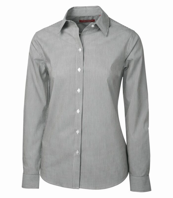 Soft & Smooth COAL HARBOUR? MINI STRIPE STRETCH WOVEN LADIES' SHIRT