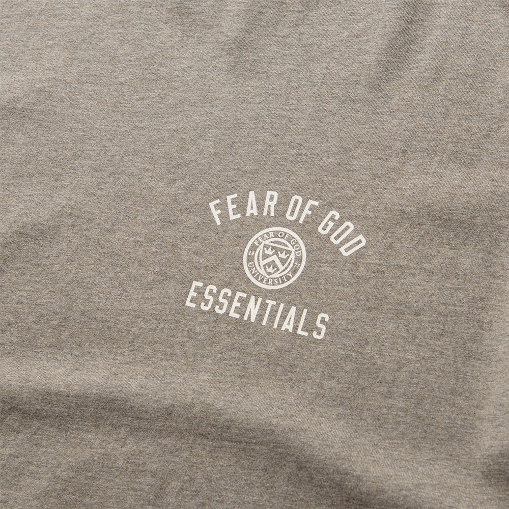 Lightweight Composite Casual dress Fear of God Essentials Jersey Crewneck Tee - Heather Gray