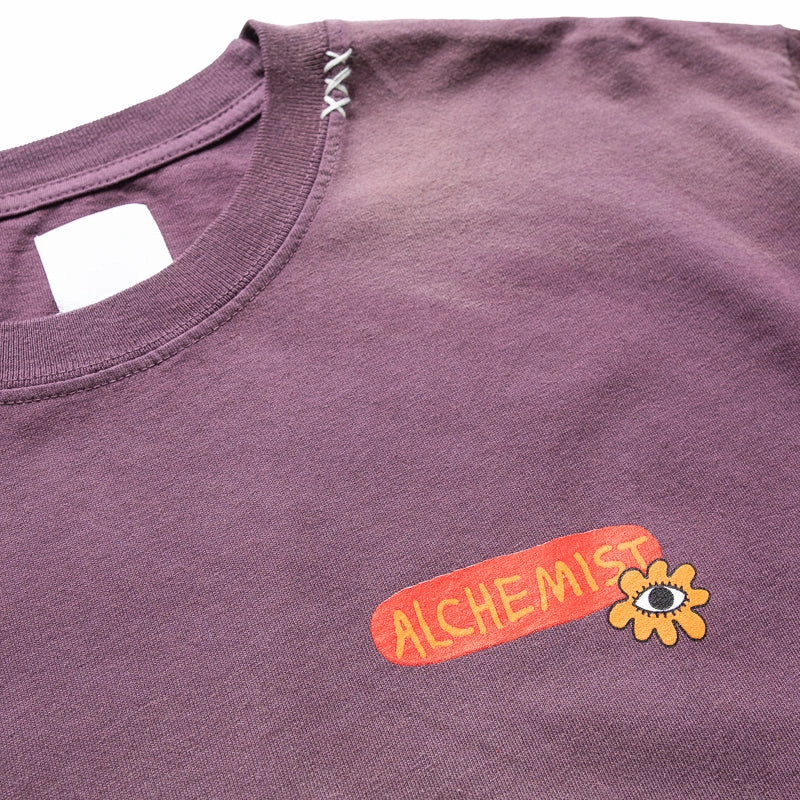 Rain Proof Alchemist Seeing Cactus Tee - Plum