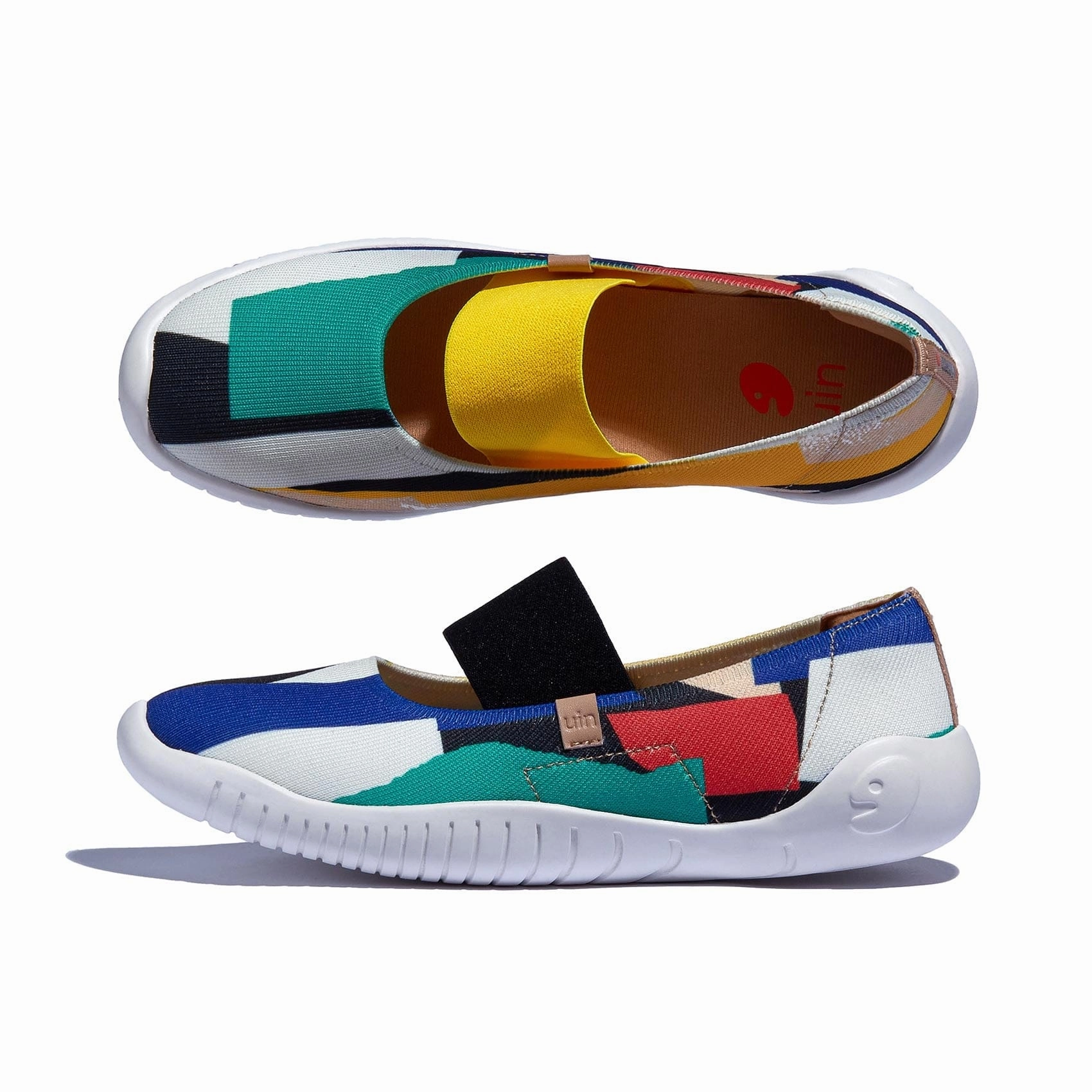 Versatile Sole Desk Day Color Blocks Puzzle Menorca VI Women