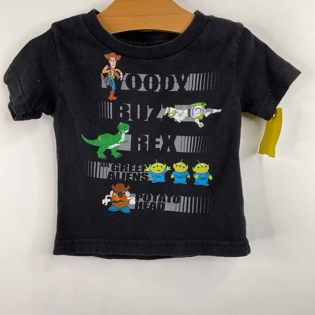 Size 12m: Toy Story Black T-Shirt Corduroy clothes for kids