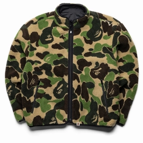 Resort Mood All Day A Bathing Ape ABC Camo Boa Reversible Jacket - Green