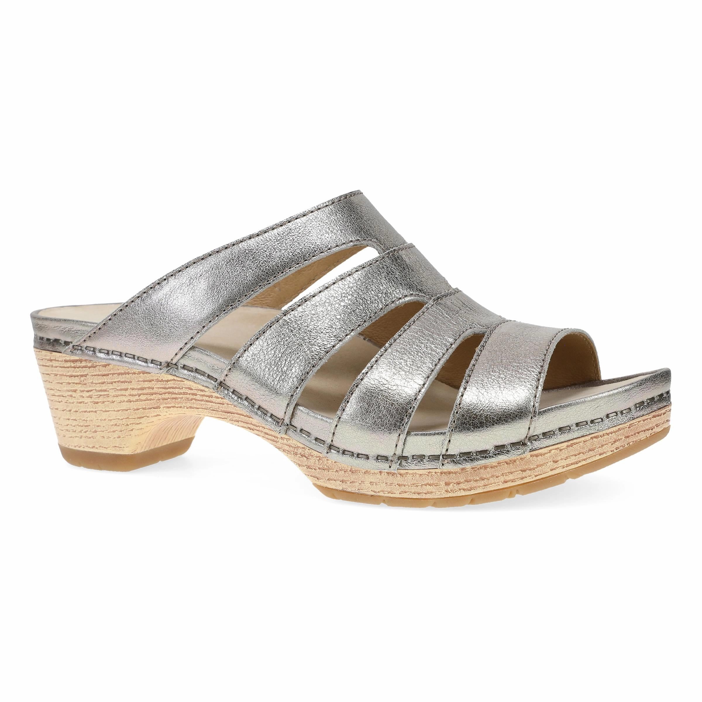 platform Formal Pumps Lyndi Platino Metallic