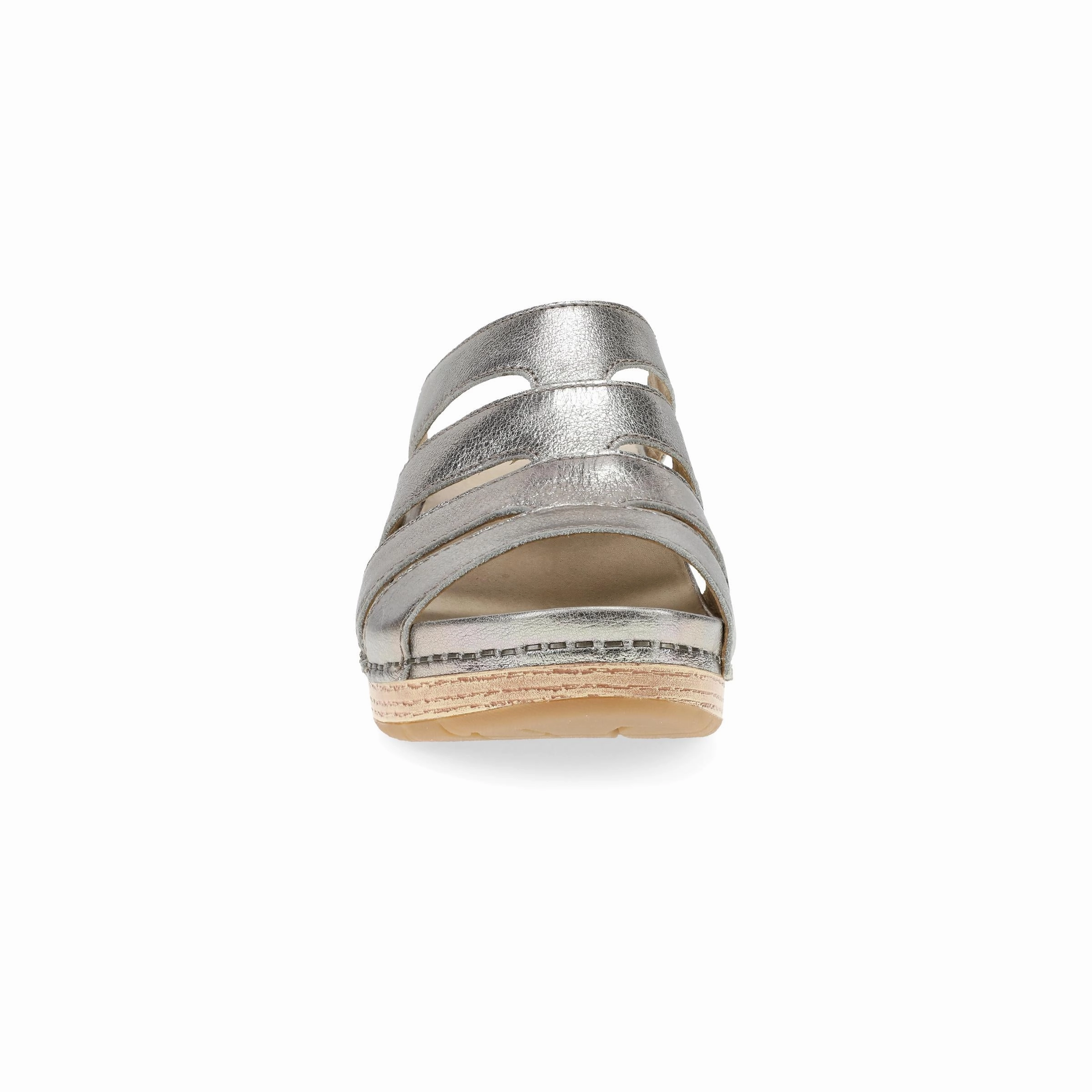 Shock absorption Patent Look Lyndi Platino Metallic