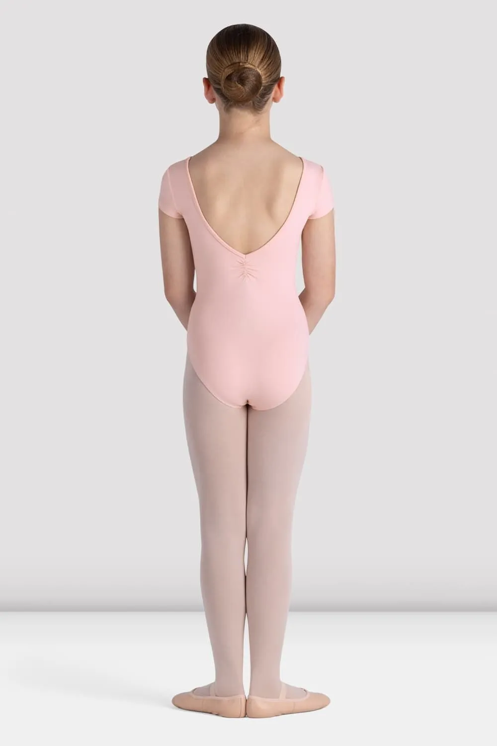 Girls Piper Cap Sleeve Leotard Flame-retardant