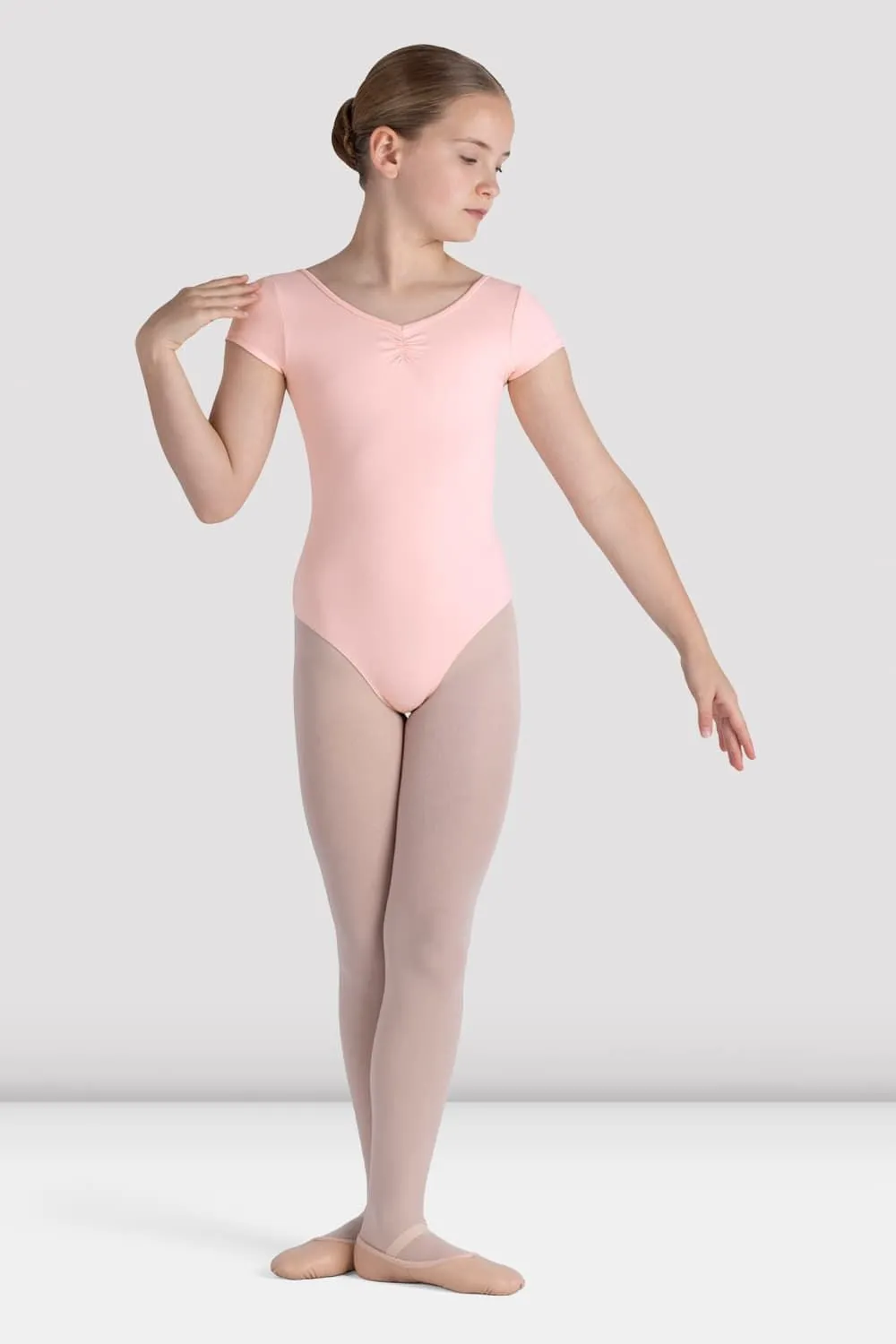 Girls Piper Cap Sleeve Leotard Impact Absorption Layer microfiber