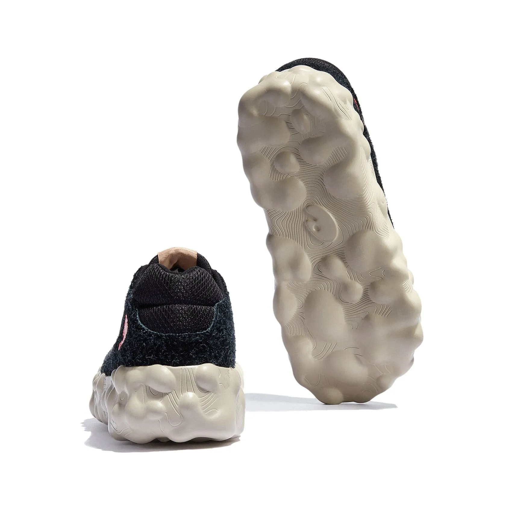 Fluffy Black Figueras I Women simple design