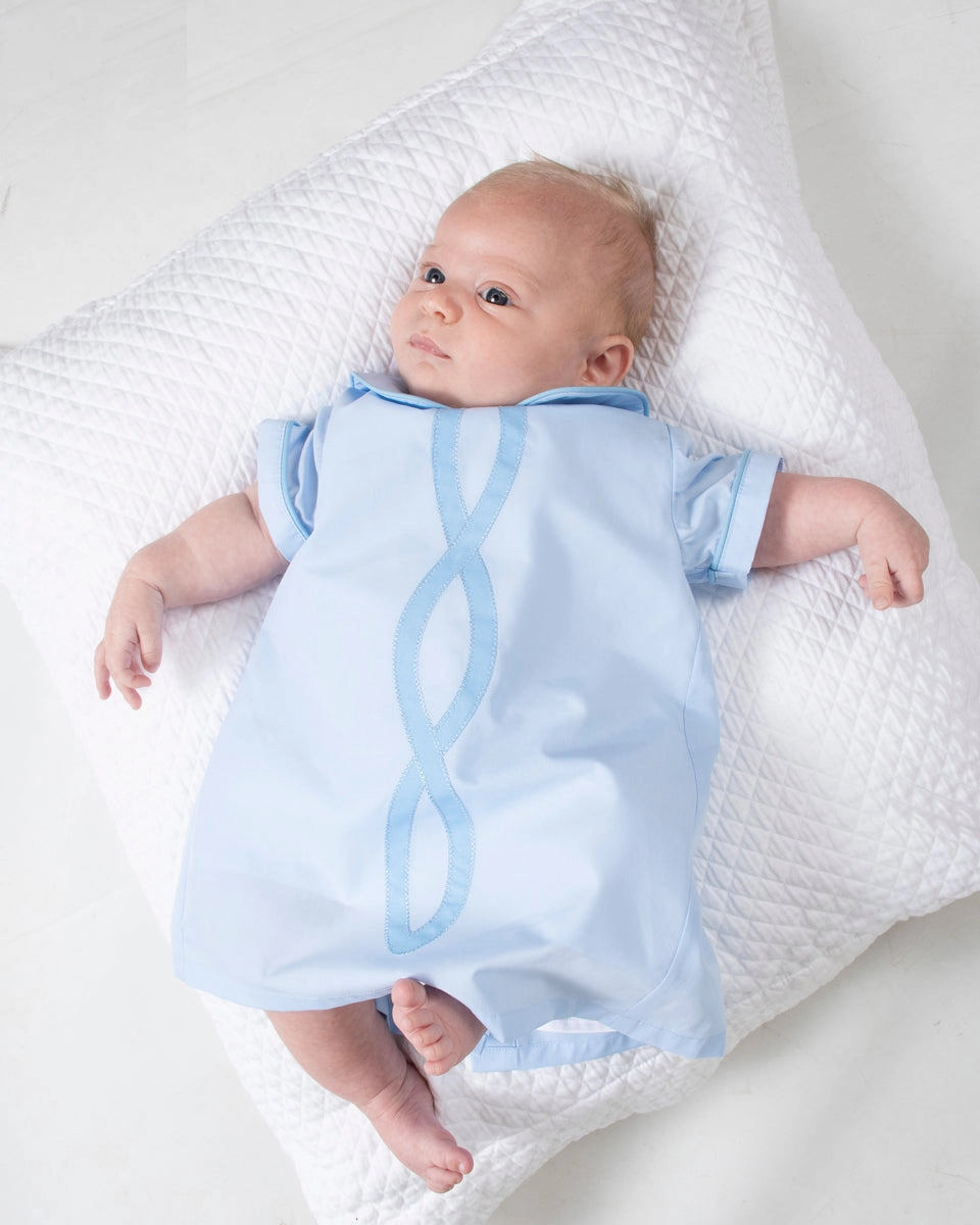 Debut Daygown, Blue or Pink ShrinkageFree Fabric Hero Mode