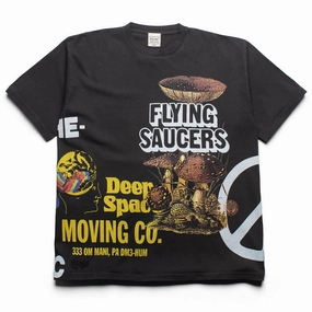 Cyber Core CRTFD Allover Print Mash Up Tee - Vintage Black