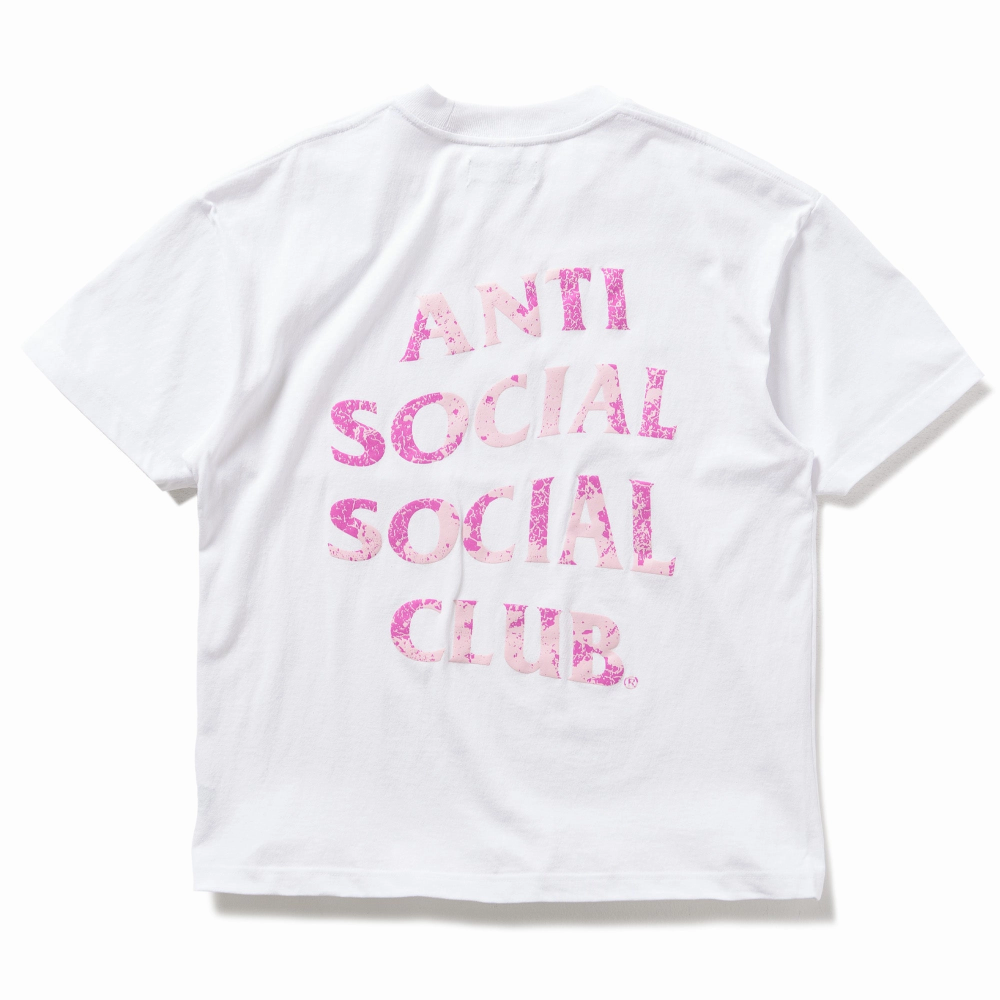 Eco-Friendly Material Stylish Dress Anti Social Social Club Weathered Tee - White