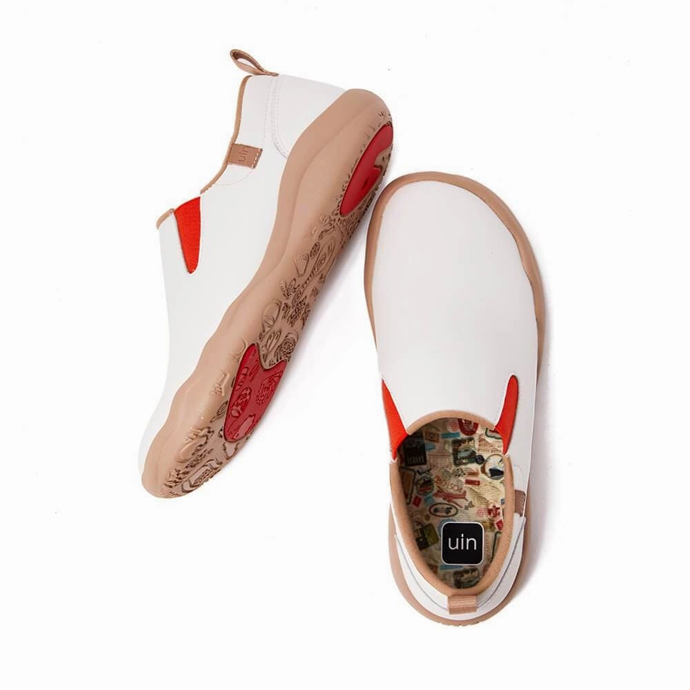 Ground Guard Cuenca White Split Leather Men