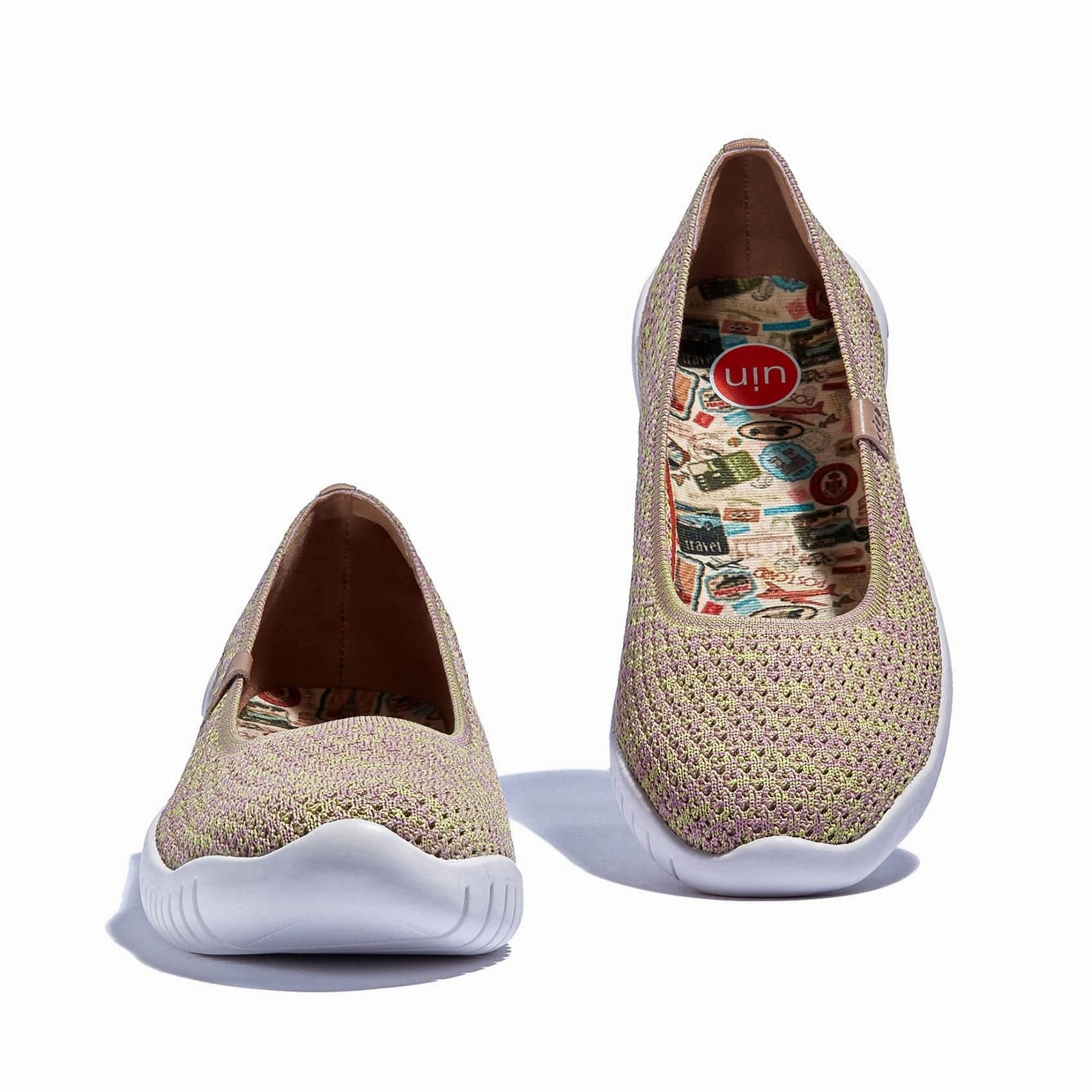 Raspberry Matcha Menorca III Women Fish Step Cushion Fit