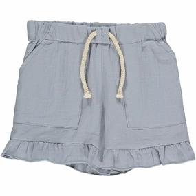 Brynlee Shorts in Blue StaticFree Material