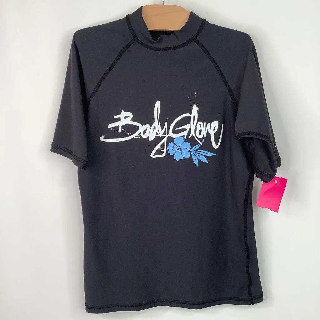 Water Lover Non Chafing Seamless Edges Size 6-7: Black Body Glove Rash Guard