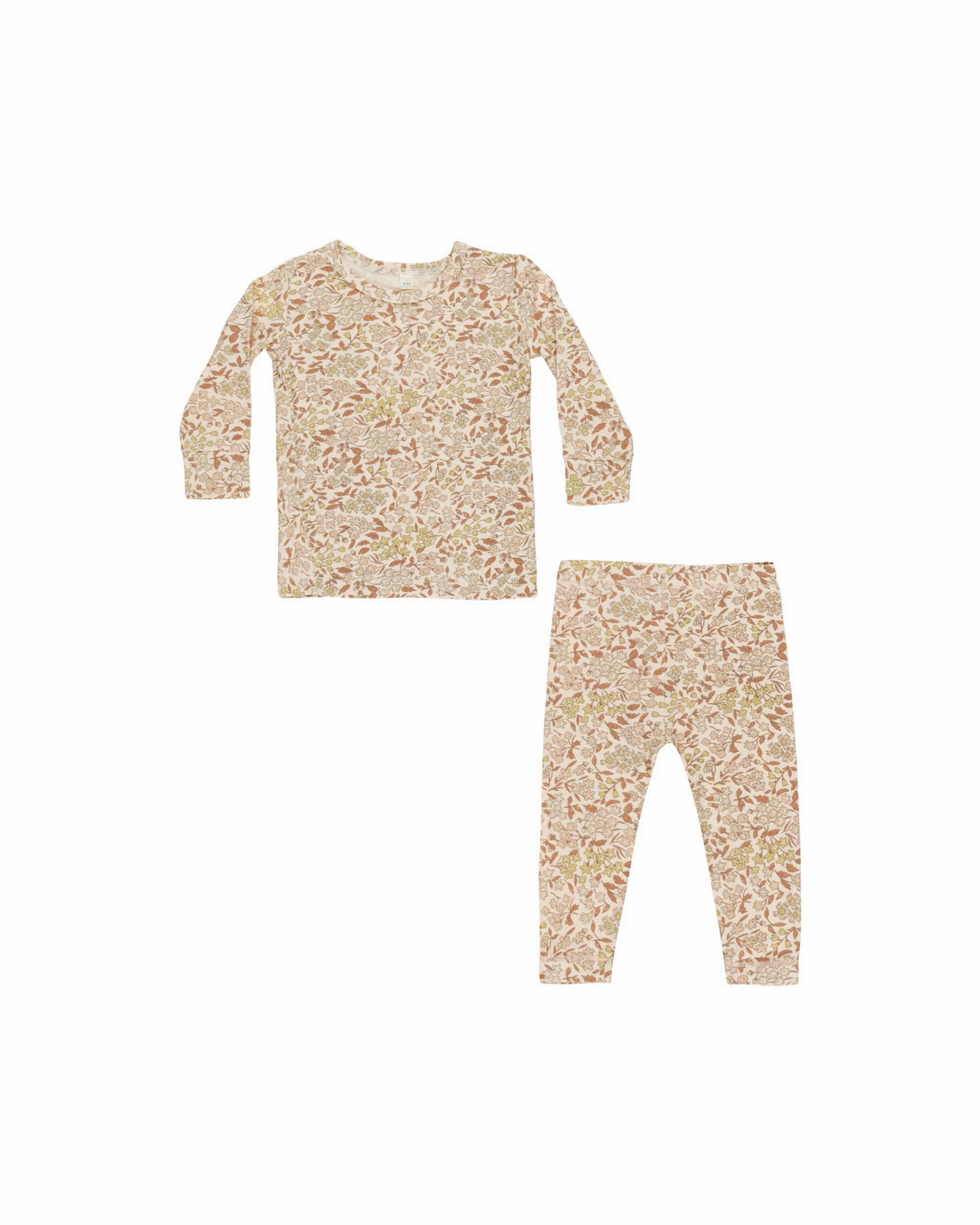Bamboo Sleeve Pajama Set | Harvest Floral Boho Light Romance Fit