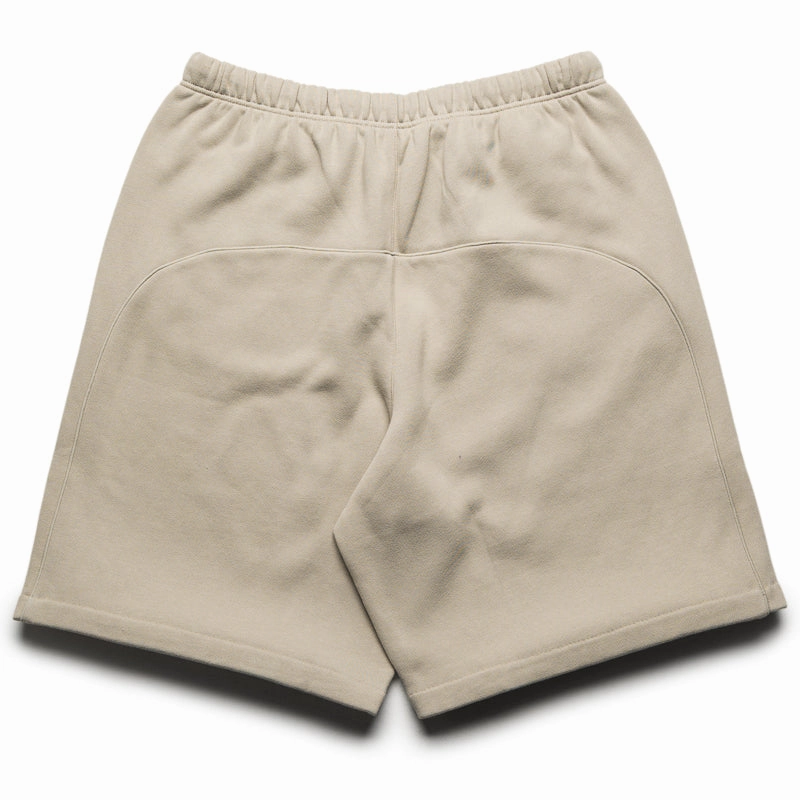 Fear Of God Essentials Basketball Fleece Shorts With Piping - Abbey Stone Eco-Friendly Material Effortless Fashion