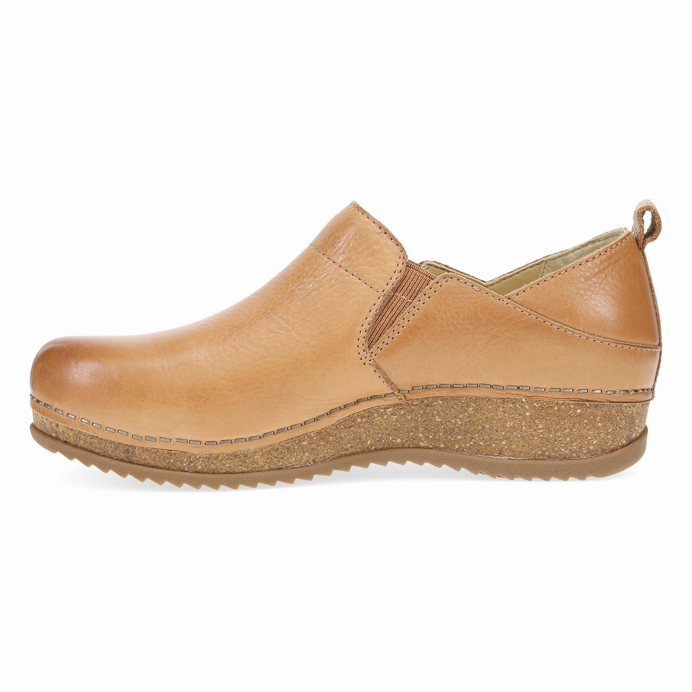 Moisture Wicking Interior Seamless Interior Meara Tan Waxy Milled