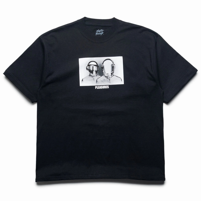 Unique Cut Warm Gloves Pleasures Inverted Tee - Black