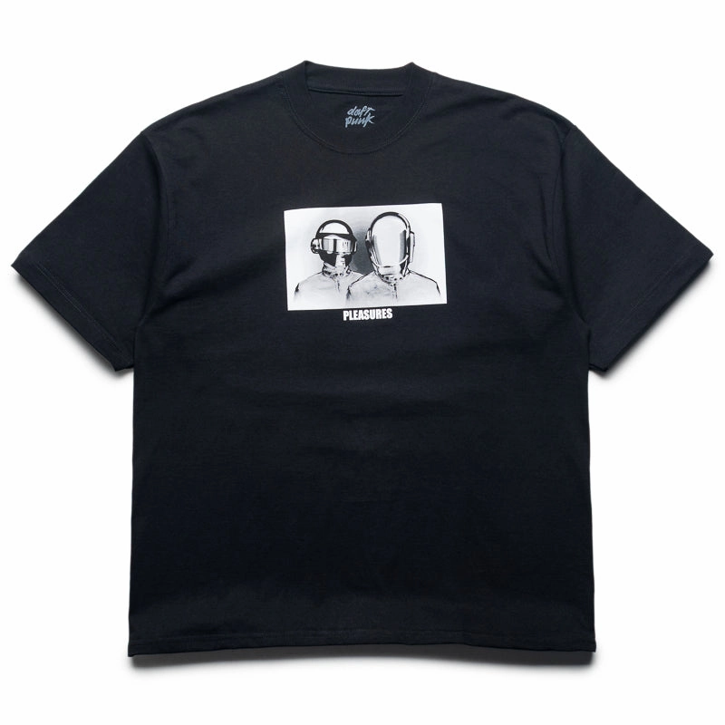 Pleasures Inverted Tee - Black Cyber Core DoubleLayerReinforcement