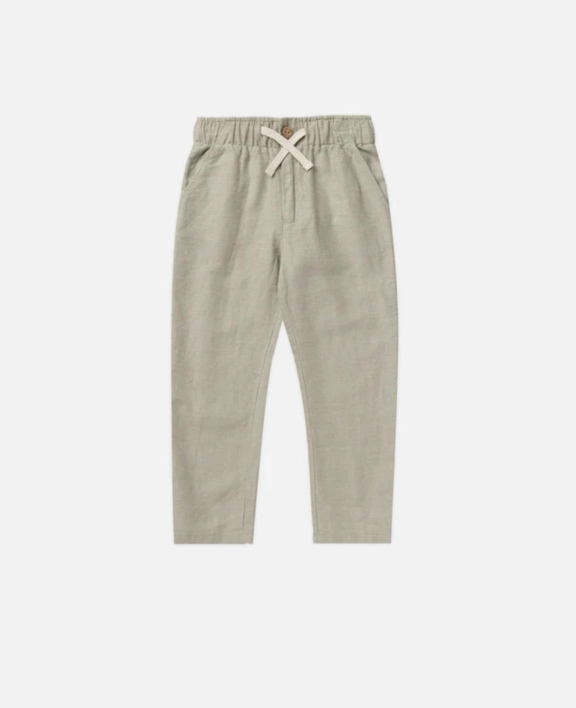 Kalen Pant | Pewter Heavy Silk Fashionable Vest