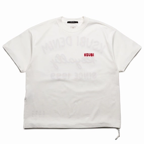 Ksubi Mekanik Ekcess Tee - Vintage White AdjustableWaist Hero Tale