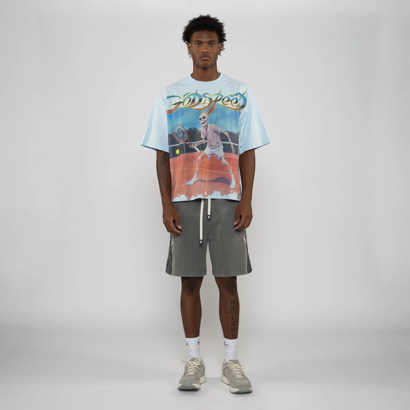 Ocean Air Casual Design Godspeed New York Halftime Shorts - Grey/Graphite